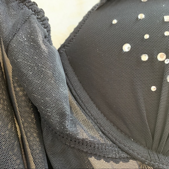 Victoria’s Secret Babydoll 36B Sheer Bling Rhinestones Push Up Sexy Little Thing - Picture 14 of 15